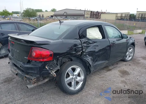 2013 Dodge Avenger Sxt из США, поврежденный, VIN 1C3CDZCB6DN576272